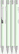 UMA STRAIGHT chroom metalen soft touch balpen - Pastel green