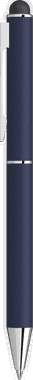 UMA STRAIGHT Metall-Touchpen - Dunkelblau