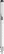 UMA STRAIGHT metalen touchpen - White