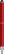 UMA STRAIGHT metalen touchpen - Red
