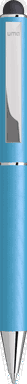 UMA STRAIGHT Metall-Touchpen - Hellblau