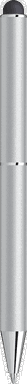 UMA STRAIGHT Metall-Touchpen - Silber