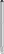 UMA STRAIGHT metalen touchpen - Silver