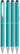 UMA STRAIGHT metalen touchpen - Turquoise
