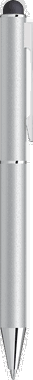 UMA STRAIGHT Metall-Touchpen - Silber