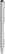 UMA STRAIGHT metalen touchpen - Silver