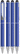 UMA STRAIGHT metalen touchpen - Middle blue