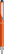 UMA STRAIGHT metalen touchpen - Orange