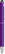 UMA STRAIGHT metalen touchpen - Purple