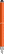 UMA STRAIGHT metalen touchpen - Orange