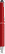 UMA STRAIGHT metalen touchpen - Red