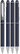 UMA STRAIGHT metalen touchpen - Dark blue