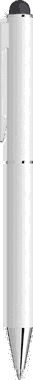 UMA STRAIGHT Metall-Touchpen - Weiß
