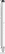 UMA STRAIGHT metalen touchpen - White