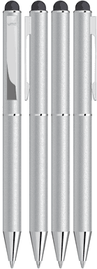 UMA STRAIGHT Metall-Touchpen - Silber