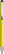 UMA STRAIGHT metalen touchpen - Yellow