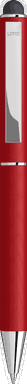 UMA STRAIGHT Metall-Touchpen - Rot