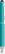 UMA STRAIGHT metalen touchpen - Turquoise