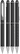 UMA STRAIGHT metalen touchpen - Black