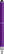 UMA STRAIGHT metalen touchpen - Purple