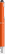 UMA STRAIGHT metalen touchpen - Orange