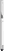 UMA STRAIGHT touch rollerpen - White