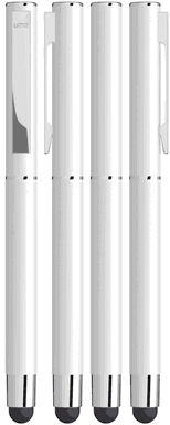 UMA STRAIGHT Touch-Kugelschreiber - Weiß