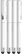 UMA STRAIGHT touch rollerpen - White