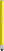UMA STRAIGHT touch rollerpen - Yellow