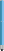UMA STRAIGHT touch rollerpen - Light blue