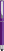 UMA STRAIGHT touch rollerpen - Purple