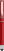 UMA STRAIGHT touch rollerpen - Red