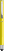 UMA STRAIGHT touch rollerpen - Yellow