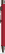 UMA STRAIGHT soft touch vulpotlood - Red