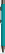 UMA STRAIGHT soft touch vulpotlood - Turquoise