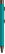 UMA STRAIGHT soft touch vulpotlood - Turquoise