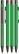 UMA STRAIGHT soft touch vulpotlood - Dark green