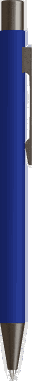 UMA STRAIGHT soft touch Druckbleistift - Mittelblau