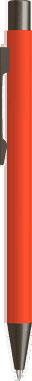 UMA STRAIGHT soft touch Druckbleistift - Orange