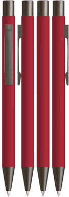 UMA STRAIGHT soft touch Druckbleistift - Rot