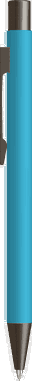 UMA STRAIGHT soft touch Druckbleistift - Hellblau