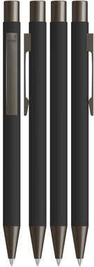 UMA STRAIGHT soft touch Druckbleistift - Schwarz