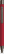 UMA STRAIGHT soft touch vulpotlood - Red