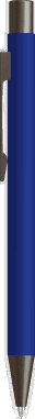 UMA STRAIGHT soft touch Druckbleistift - Mittelblau