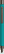 UMA STRAIGHT soft touch vulpotlood - Turquoise