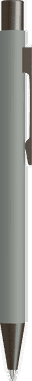 UMA STRAIGHT soft touch Druckbleistift - Grau