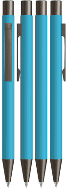 UMA STRAIGHT soft touch Druckbleistift - Hellblau