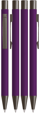 UMA STRAIGHT soft touch Druckbleistift - Lila