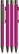 UMA STRAIGHT soft touch vulpotlood - Magenta
