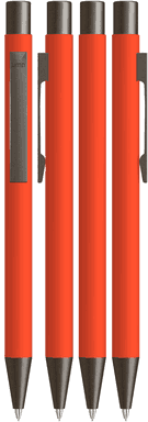 UMA STRAIGHT soft touch Druckbleistift - Orange